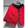 Amiri Red and Black Number 22 Mesh Jersey and Shorts Two Piece Set for Men #A54243