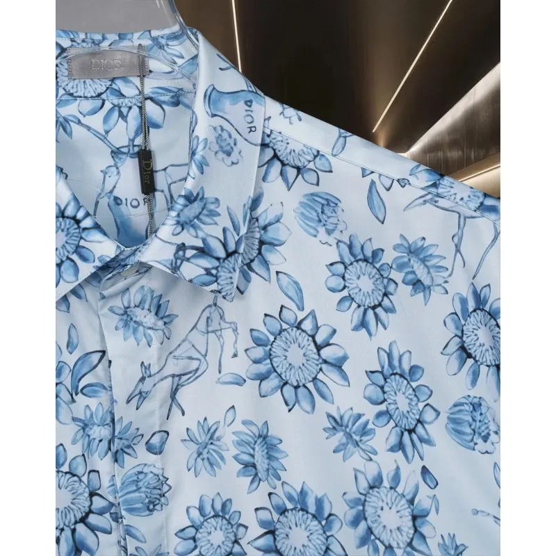 D-ior shirts for D-ior Short-sleeved shirts for men #A51489