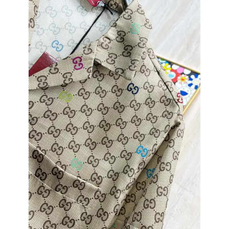 Gucci shirts for Gucci short-sleeved shirts for men #A53174 Gucci shirts for Gucci short-sleeved shirts for men #A53174