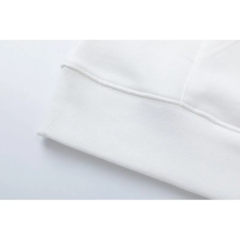 Off - White Classic Logo Print White Hoodie for Fashion Enthusiasts #A54446