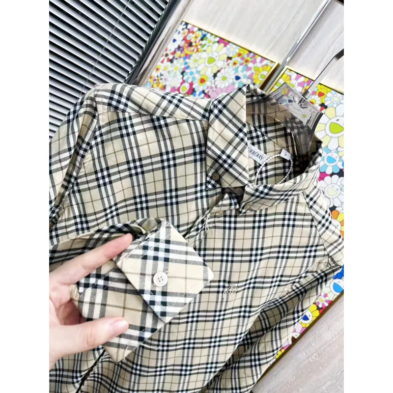 Burberry Shirts for Mens Burberry Long-Sleeved Shirts #A58495