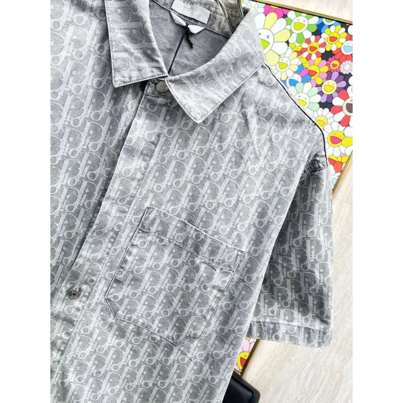 D-ior shirts for D-ior Short-sleeved shirts for men #A53176