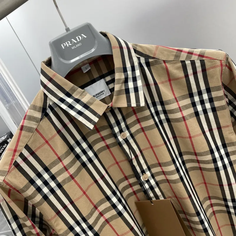 Burberry Shirts for Burberry Mens AAA+ Burberry Long-Sleeved Shirts #A33072