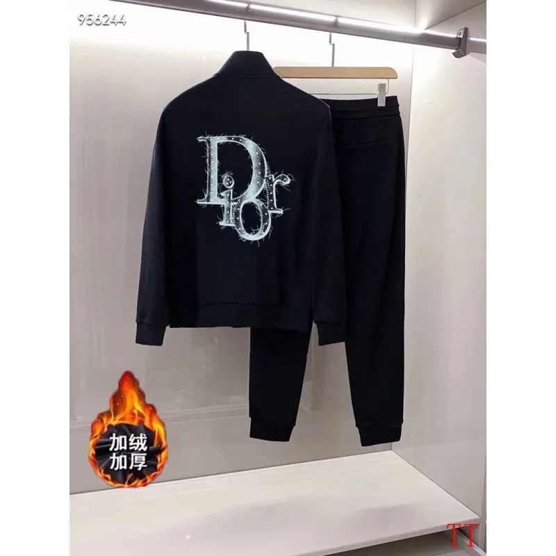 D-ior tracksuits for D-ior Short Tracksuits for men Fleece-lined and thickened #A58015