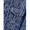 D-ior shirts for D-ior Long-Sleeved Shirts for men Black/Blue #A53761