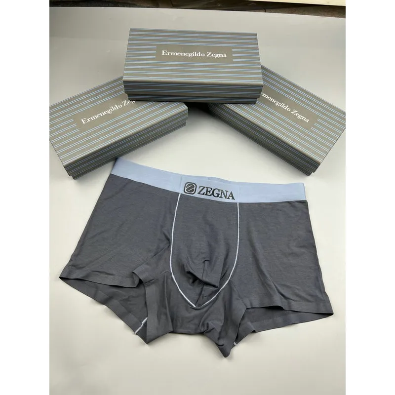 ZEGNA Underwears for Men Soft skin-friendly light and breathable (4PCS)  #A37465