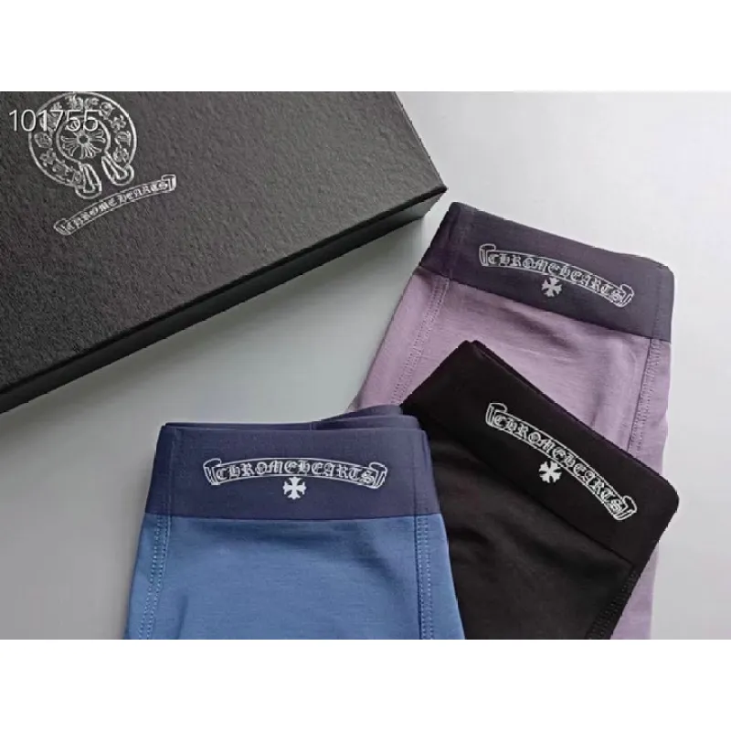 Chrome Hearts Underwears for Men Soft skin-friendly light and breathable (3PCS) #A37477