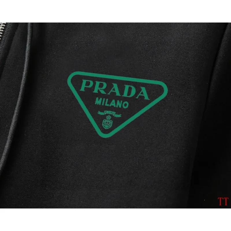Prada Tracksuits for men Fleece-lined and thickened #A58017 Prada Tracksuits for men Fleece-lined and thickened #A58017