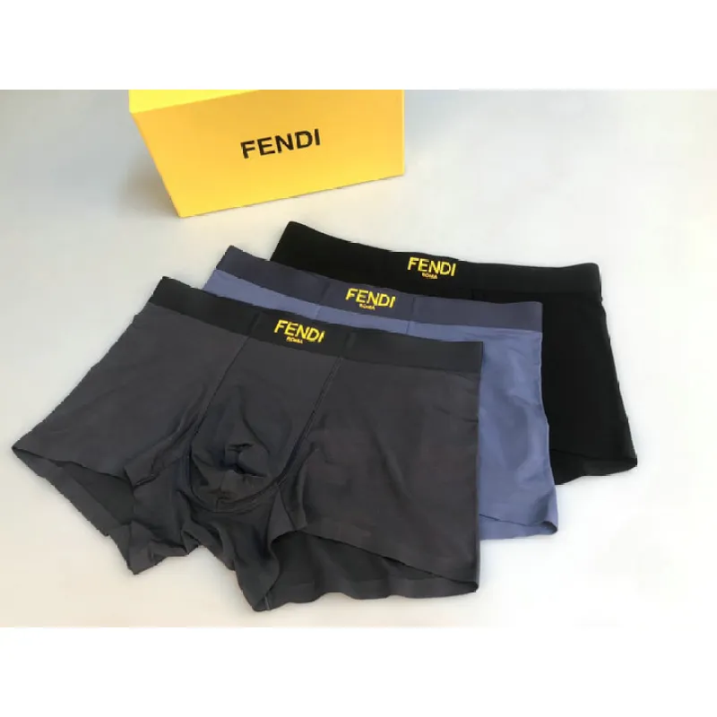 Fendi Underwears for Men Soft skin-friendly light and breathable (3PCS) #A37480
