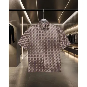 Fendi Shirts for Fendi Short-Sleeved Shirts for men #A51493