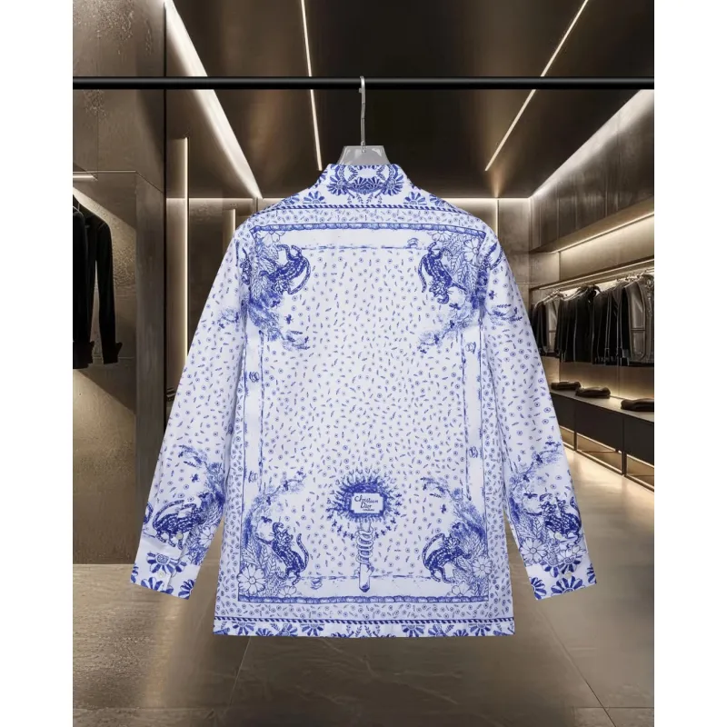 D-ior shirts for D-ior Long-Sleeved Shirts for men #A51490
