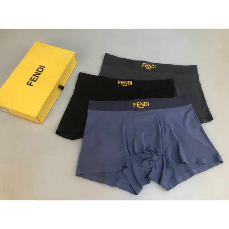 Fendi Underwears for Men Soft skin-friendly light and breathable (3PCS) #A37480