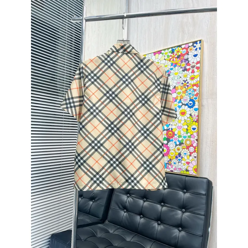 Burberry Shirts for Burberry AAA+ Shorts-Sleeved Shirts for men #A53180
