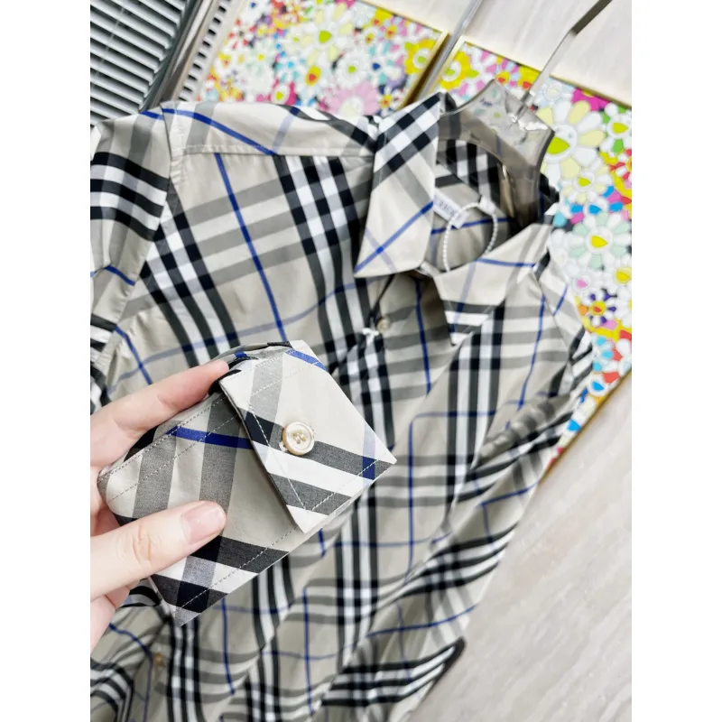 Burberry Shirts for Mens Burberry Long-Sleeved Shirts #A58485