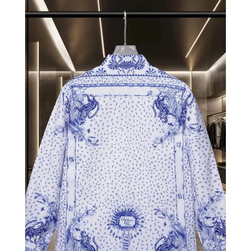 D-ior shirts for D-ior Long-Sleeved Shirts for men #A51490