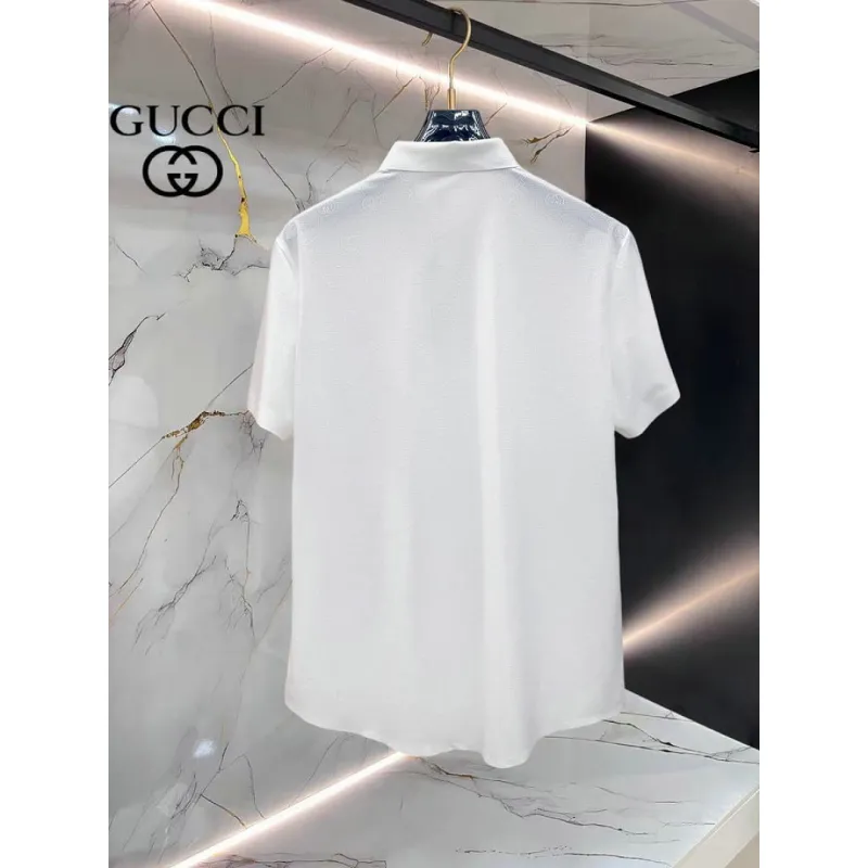Gucci shirts for Gucci short-sleeved shirts for men #A65070 Gucci shirts for Gucci short-sleeved shirts for men #A65070