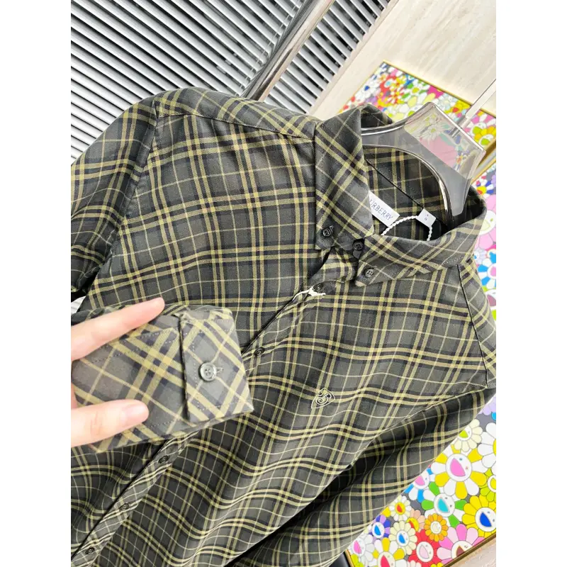 Burberry Shirts for Mens Burberry Long-Sleeved Shirts #A58493