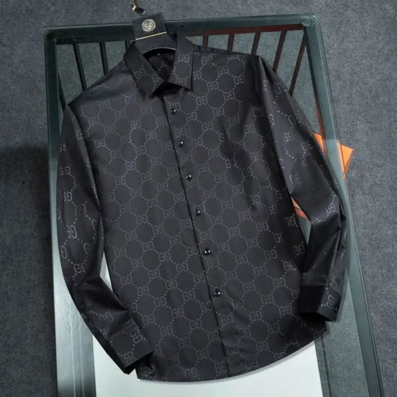 Gucci shirts for Gucci long-sleeved shirts for men #A50921 Gucci shirts for Gucci long-sleeved shirts for men #A50921