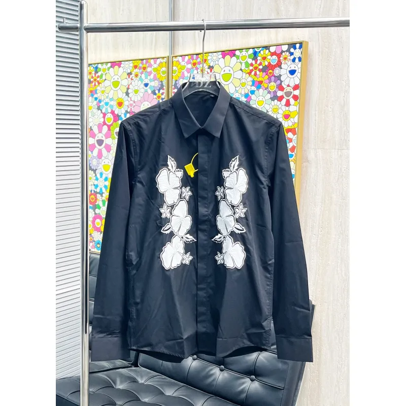 Alexander McQueen Shirts for Alexander McQueen Long-Sleeved Shirts for men #A58451