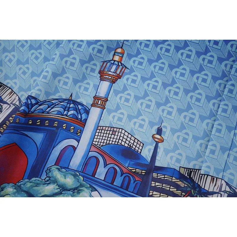 Casablanca Blue The Night View Shirt #A53889