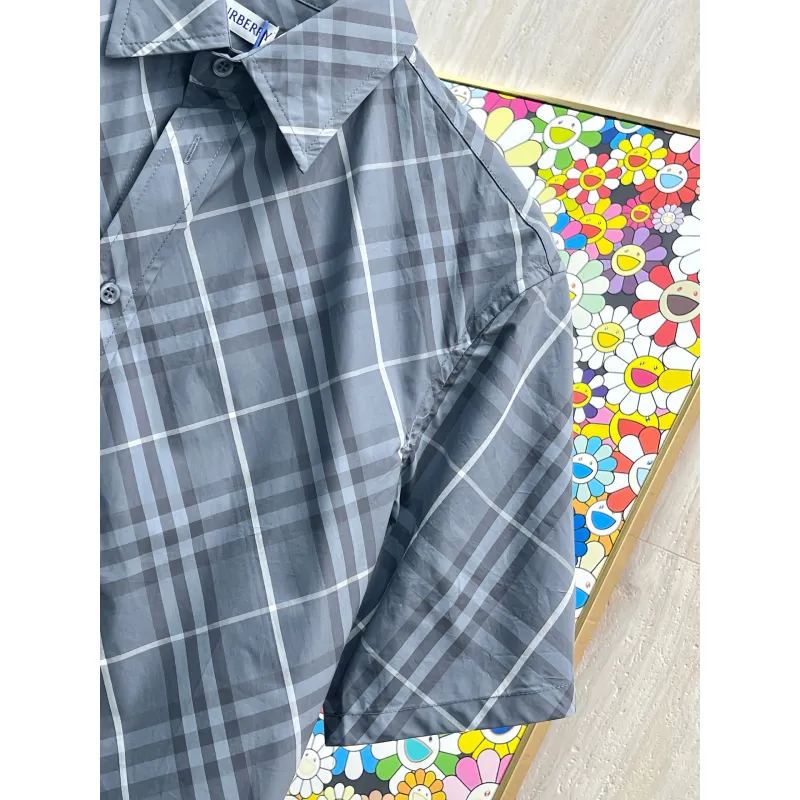Burberry Shirts for Burberry AAA+ Shorts-Sleeved Shirts for men #A53181
