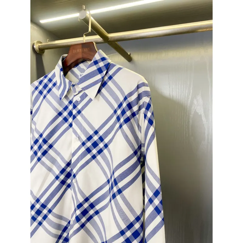 Burberry Shirts for Burberry Mens AAA+ Burberry Long-Sleeved Shirts #A58524