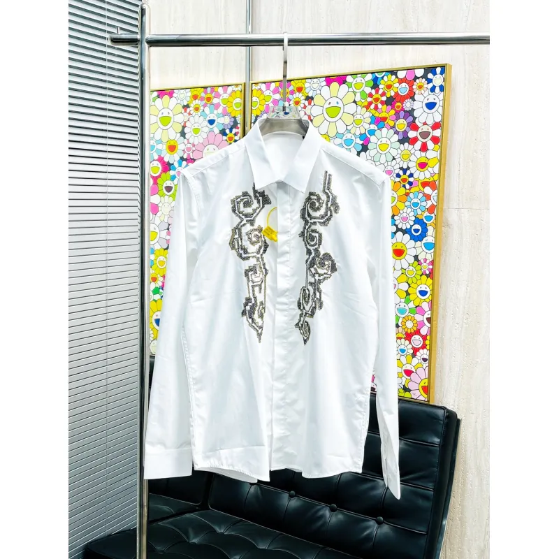 Versace Shirts for Versace Long-Sleeved Shirts for men #A58438