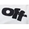 Off - White White Hoodie With Bold Black Logo Print for Trendy Outfits #A54450 Off - White White Hoodie With Bold Black Logo Print for Trendy Outfits #A54450