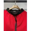 Amiri Red and Black Number 22 Mesh Jersey and Shorts Two Piece Set for Men #A54243