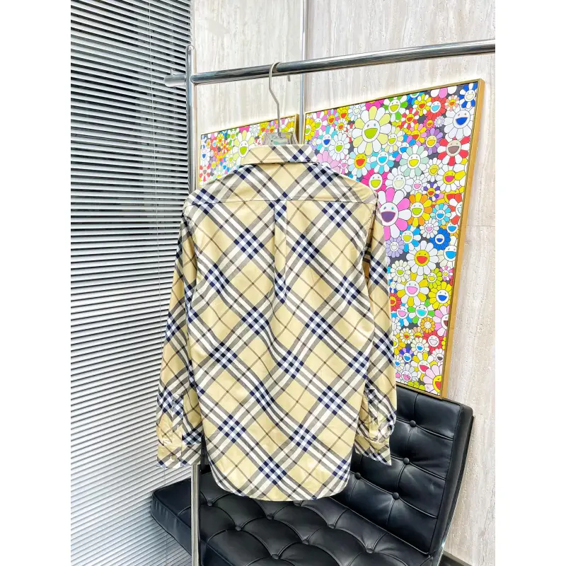 Burberry Shirts for Mens Burberry Long-Sleeved Shirts #A58486