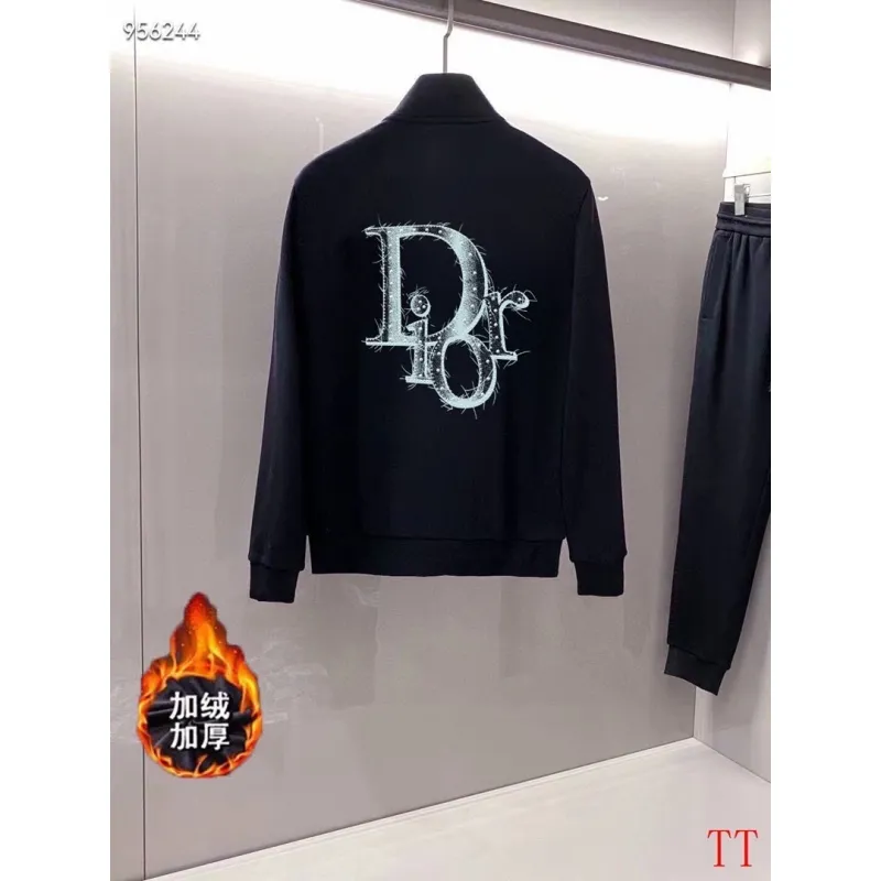 D-ior tracksuits for D-ior Short Tracksuits for men Fleece-lined and thickened #A58015