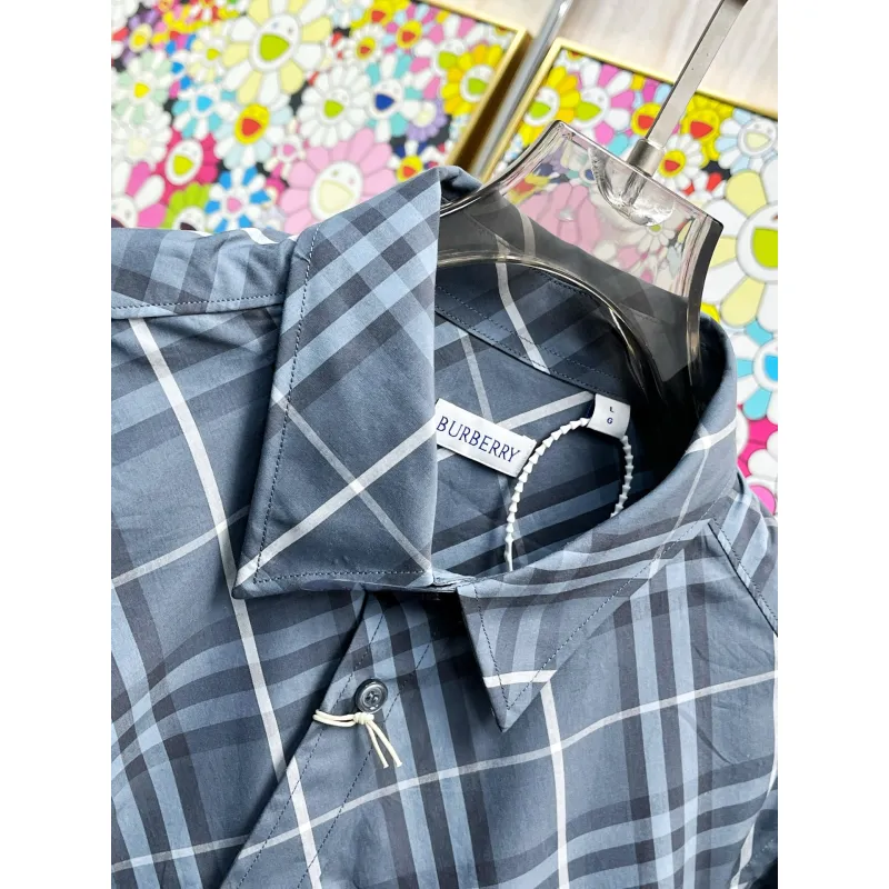 Burberry Shirts for Mens Burberry Long-Sleeved Shirts #A58487