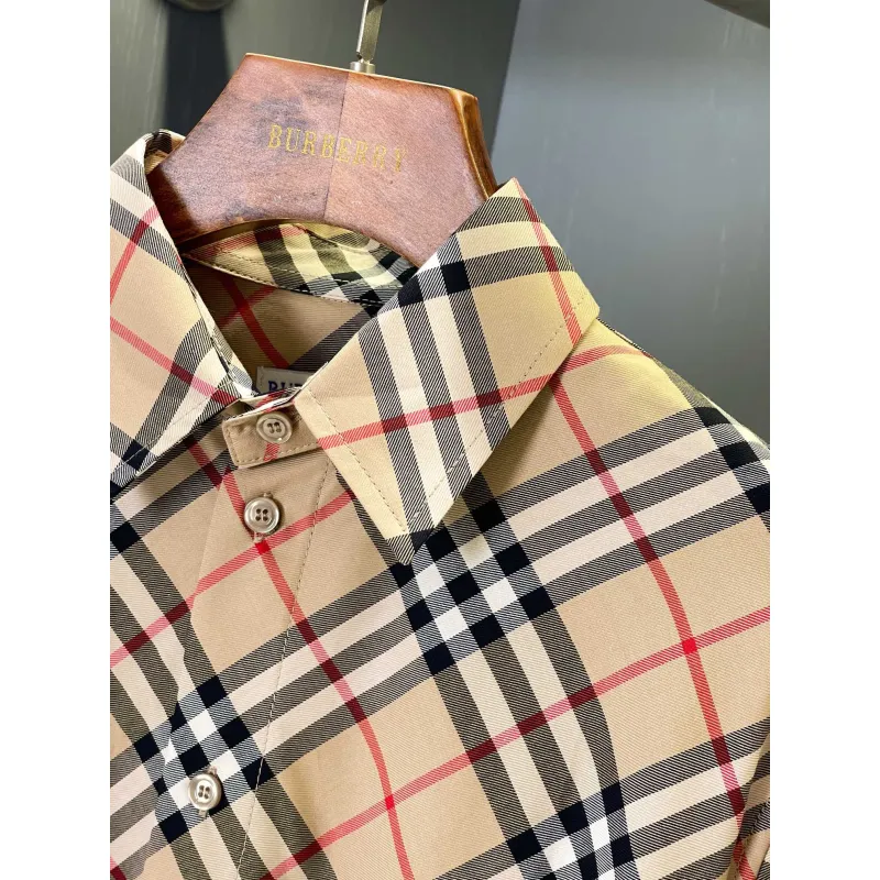 Burberry Shirts for Burberry Mens AAA+ Burberry Long-Sleeved Shirts #A58525
