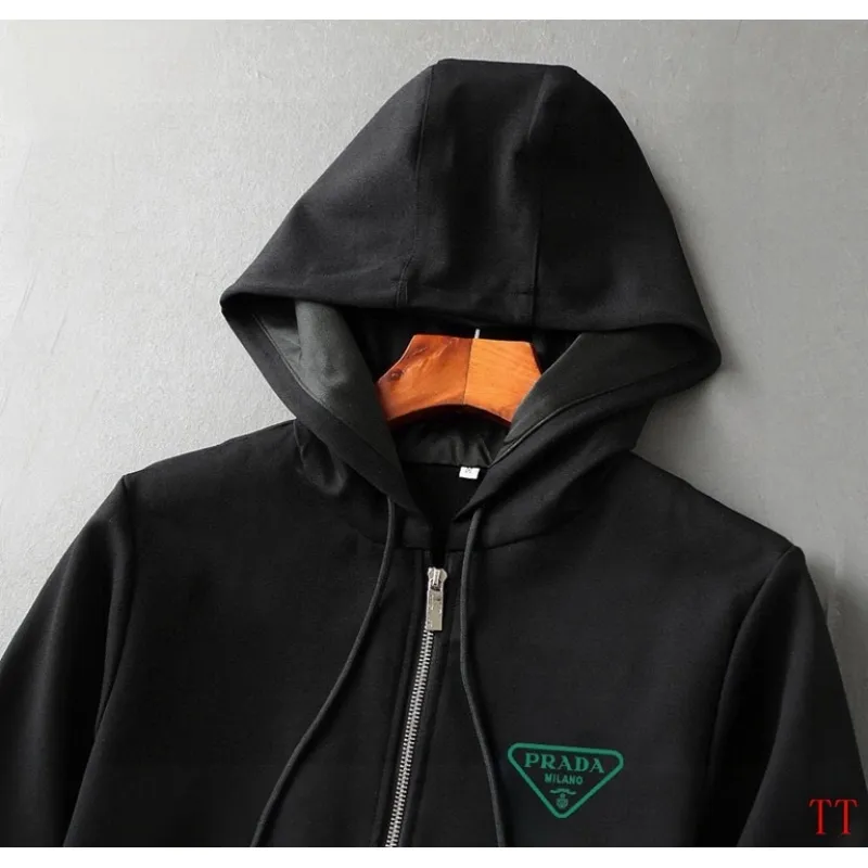 Prada Tracksuits for men Fleece-lined and thickened #A58017 Prada Tracksuits for men Fleece-lined and thickened #A58017