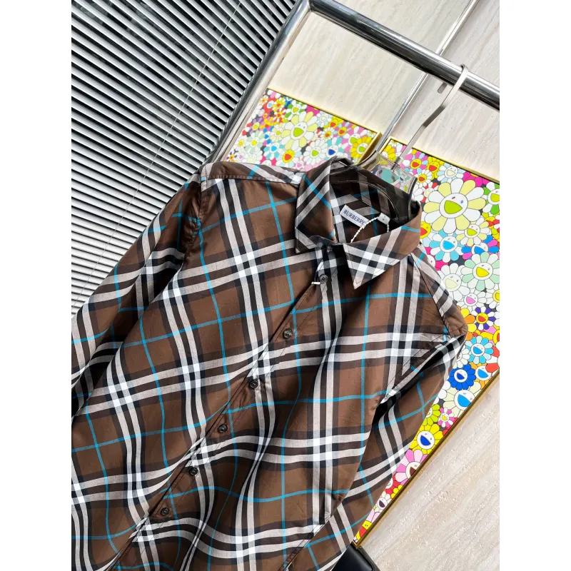 Burberry Shirts for Mens Burberry Long-Sleeved Shirts #A58488