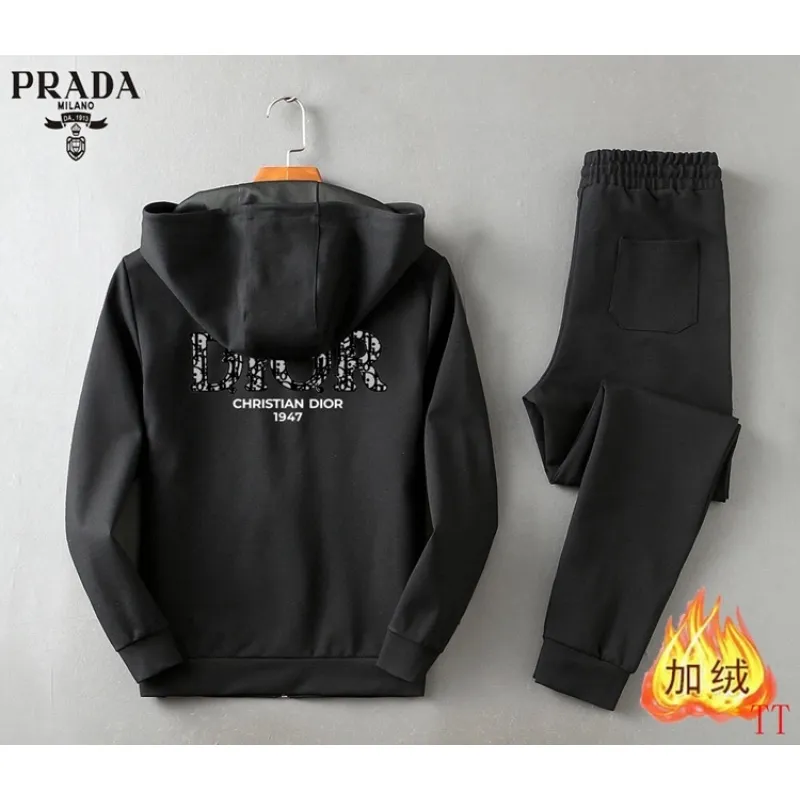 D-ior tracksuits for D-ior Short Tracksuits for men Fleece-lined and thickened #A58022