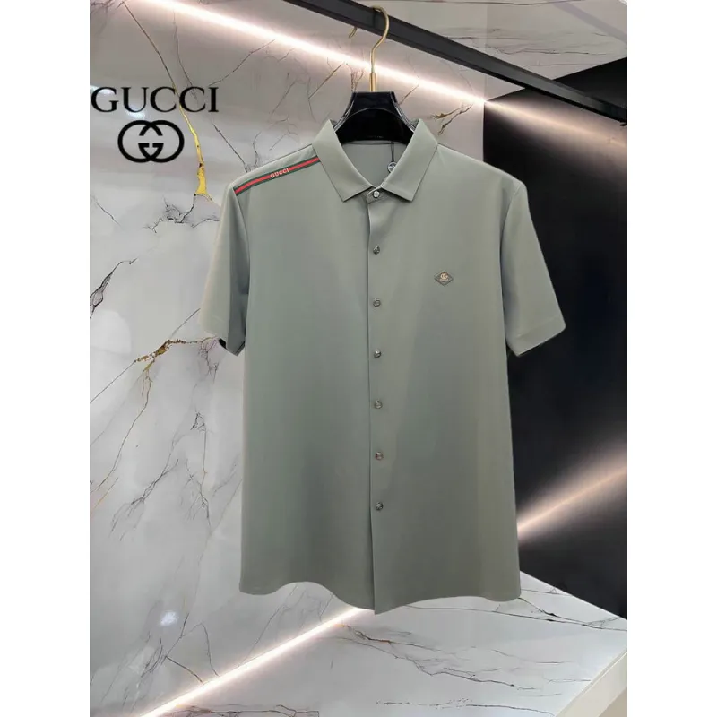 Gucci shirts for Gucci short-sleeved shirts for men #A65066