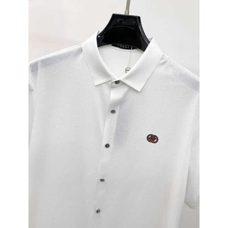 Gucci shirts for Gucci short-sleeved shirts for men #A65070 Gucci shirts for Gucci short-sleeved shirts for men #A65070
