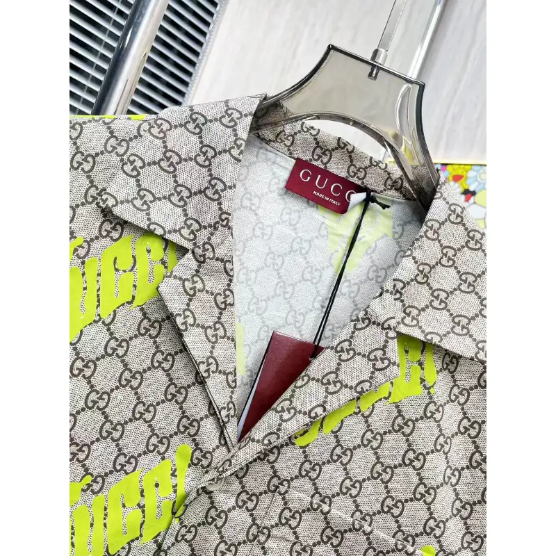 Gucci shirts for Gucci short-sleeved shirts for men #A53172