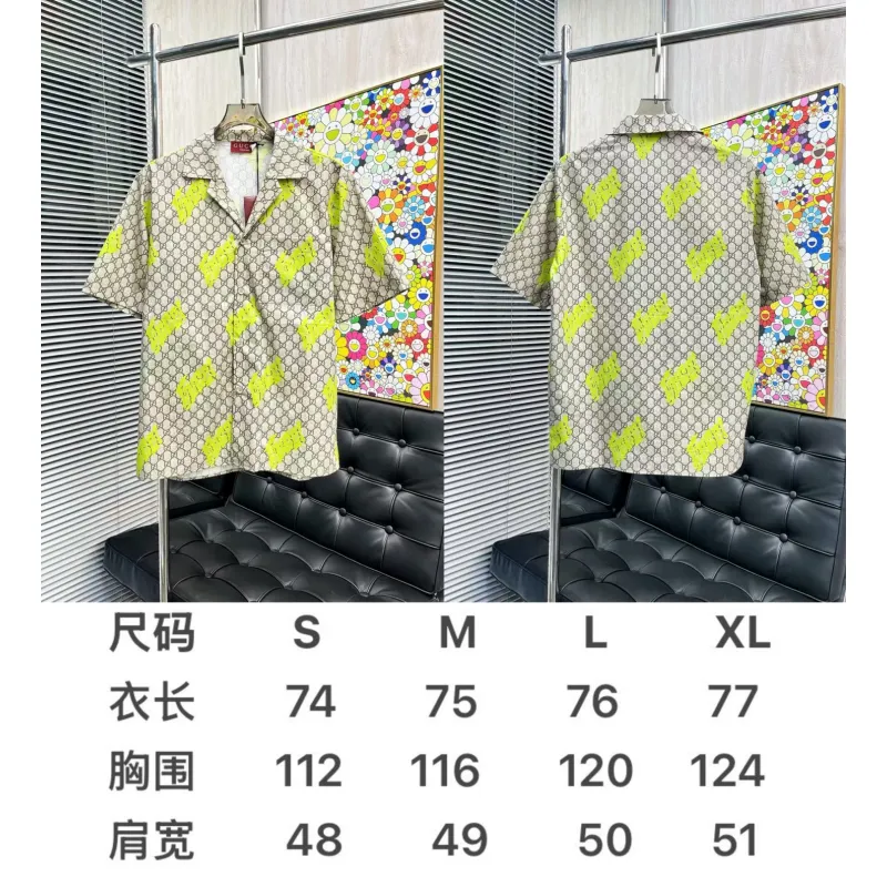 Gucci shirts for Gucci short-sleeved shirts for men #A53172