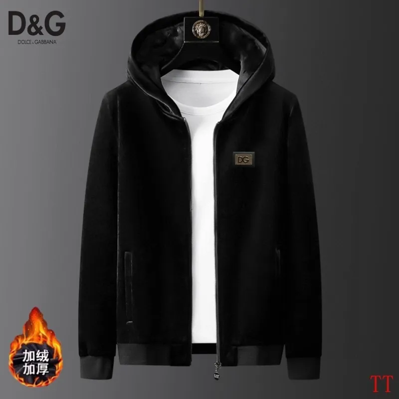 D&G Tracksuits for Men Fleece-lined and thickened #A58011
