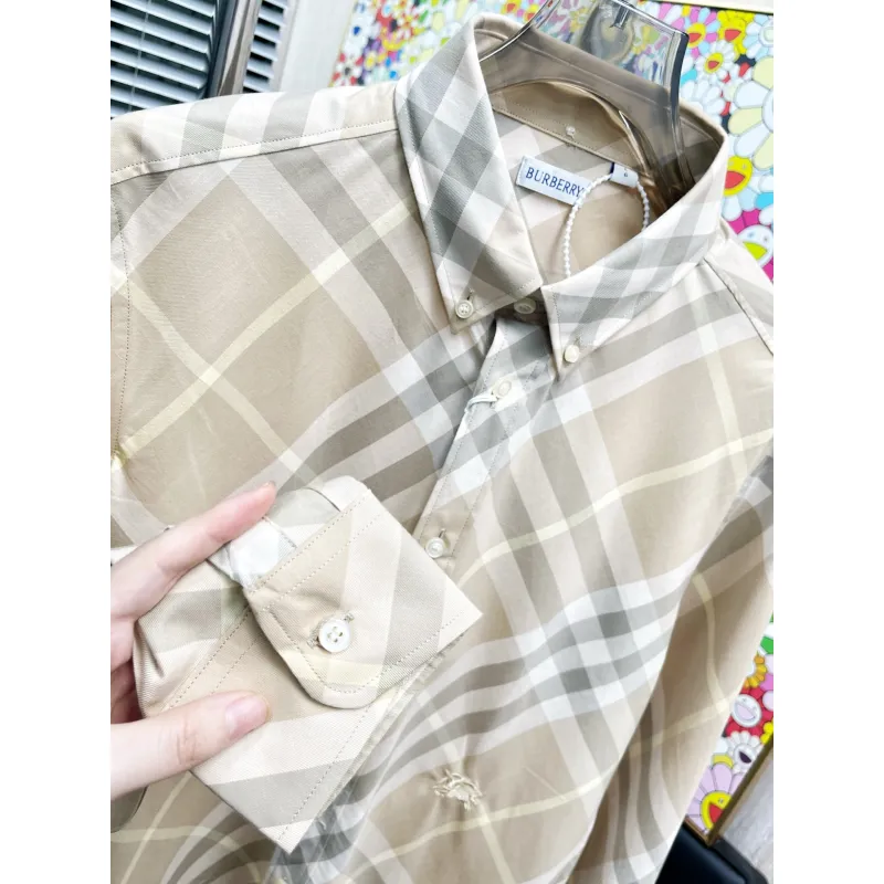 Burberry Shirts for Mens Burberry Long-Sleeved Shirts #A58489