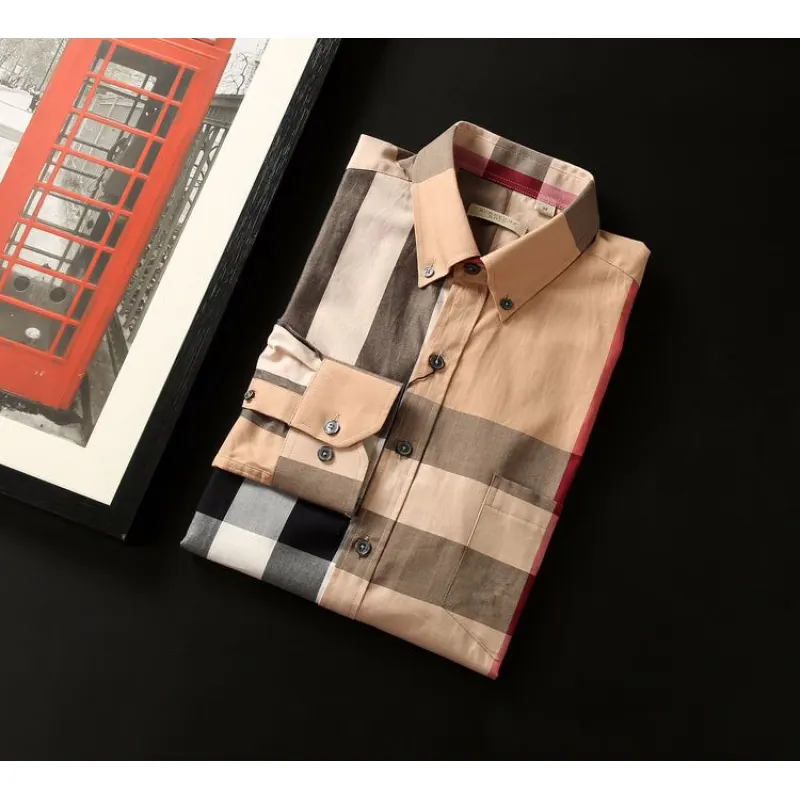 Burberry AAA+ Long-Sleeved Shirts for men #817280