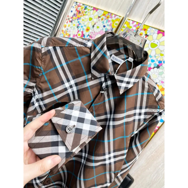 Burberry Shirts for Mens Burberry Long-Sleeved Shirts #A58488
