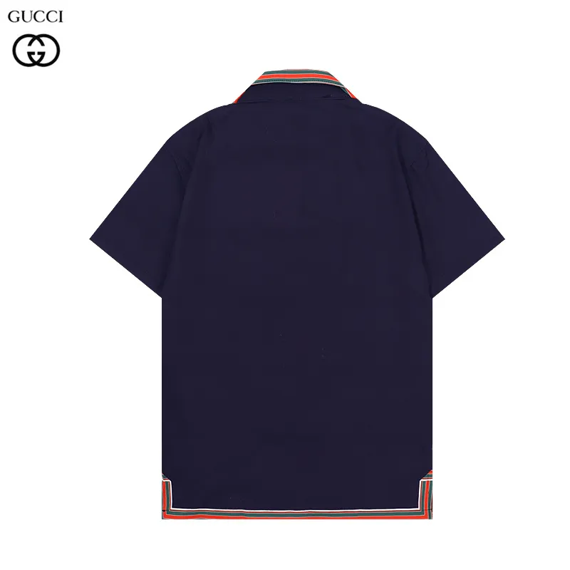 Gucci shirts for Gucci short-sleeved shirts for men #999925885 Gucci shirts for Gucci short-sleeved shirts for men #999925885
