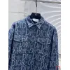 D-ior shirts for D-ior Long-Sleeved Shirts for men Black/Blue #A53761