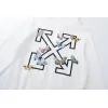 Off - White Black Hoodie With Colorful Butterfly And Arrow Graphic #A54447