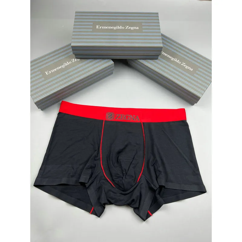 ZEGNA Underwears for Men Soft skin-friendly light and breathable (4PCS)  #A37465