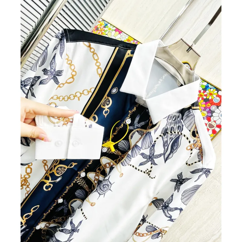 Versace Shirts for Versace Long-Sleeved Shirts for men #A58457