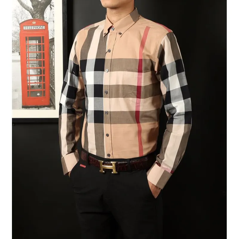 Burberry AAA+ Long-Sleeved Shirts for men #817280